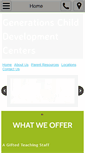 Mobile Screenshot of generationscdc.com